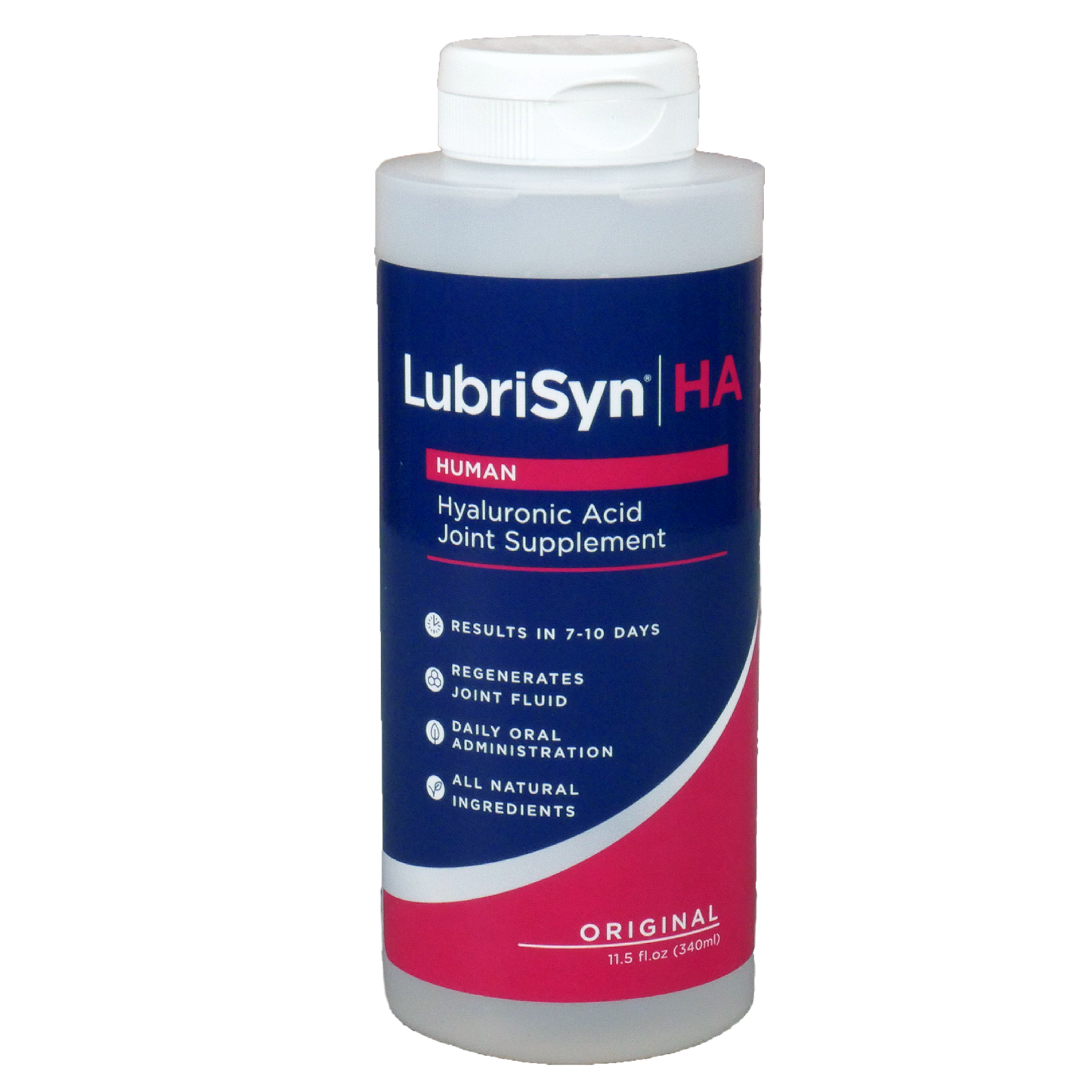 LubriSyn HA original flavor 11.5 oz bottle. 